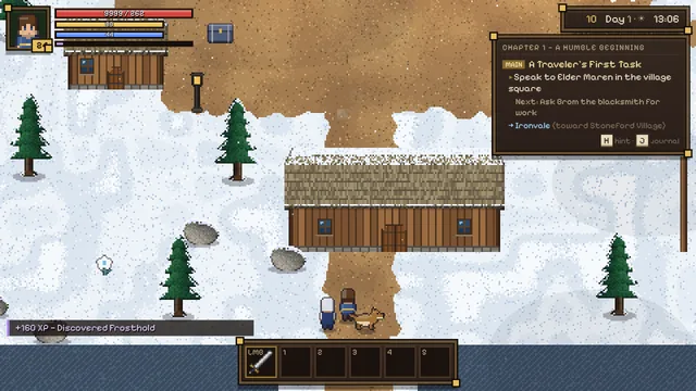 The snowbound longhouses of Frosthold